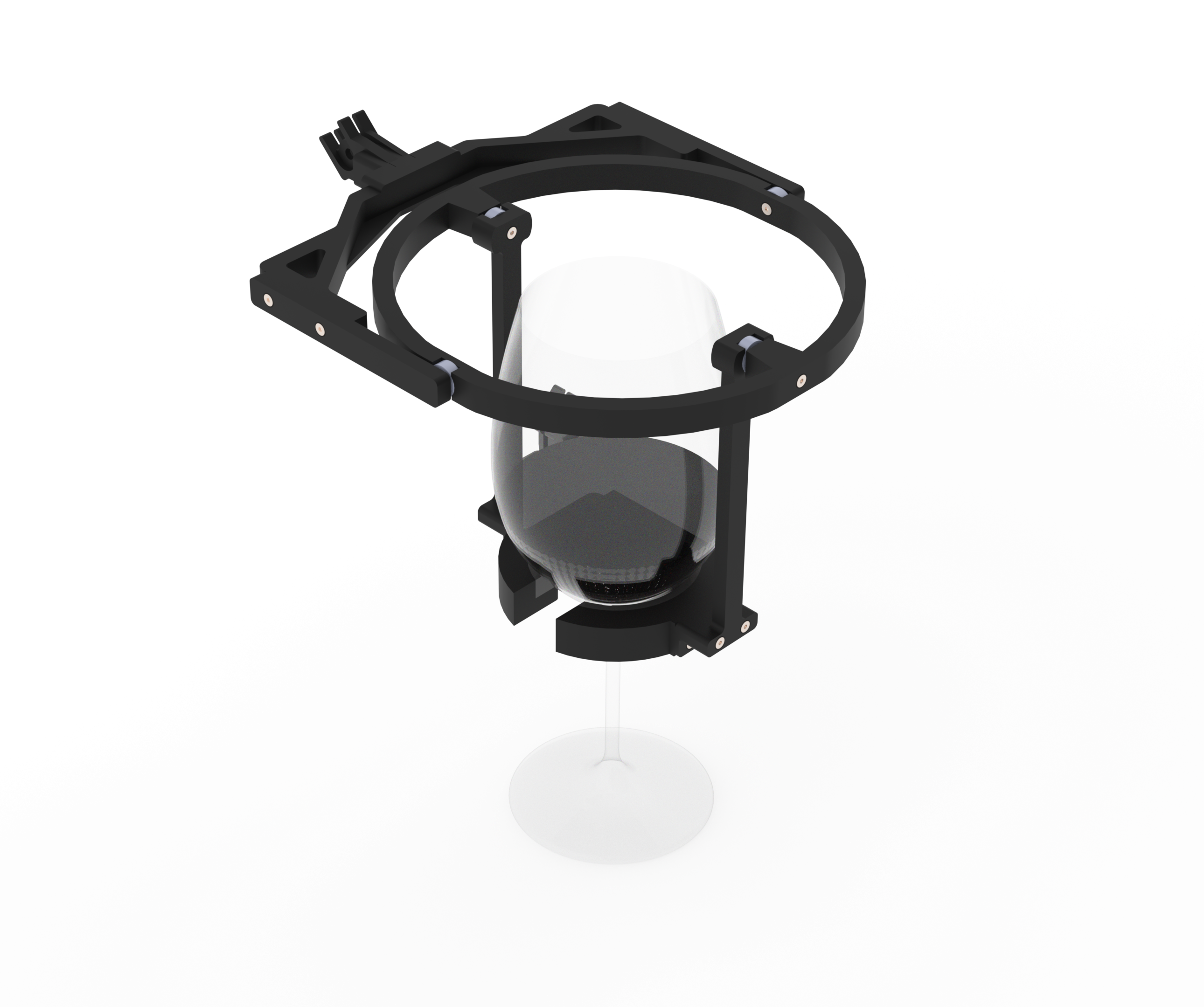 Iso-Fluidic Inertial Decoupler Mk 2.5 — Wine Glass Configuration